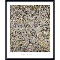 Amazon.co.jp: ポスター ジャクソン ポロック Number 9 1949 額装品