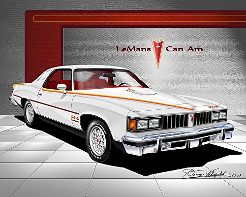 Amazon.com: 1977 Pontiac Lemans CAN AM - TA - 6.6 Litre- Art Print