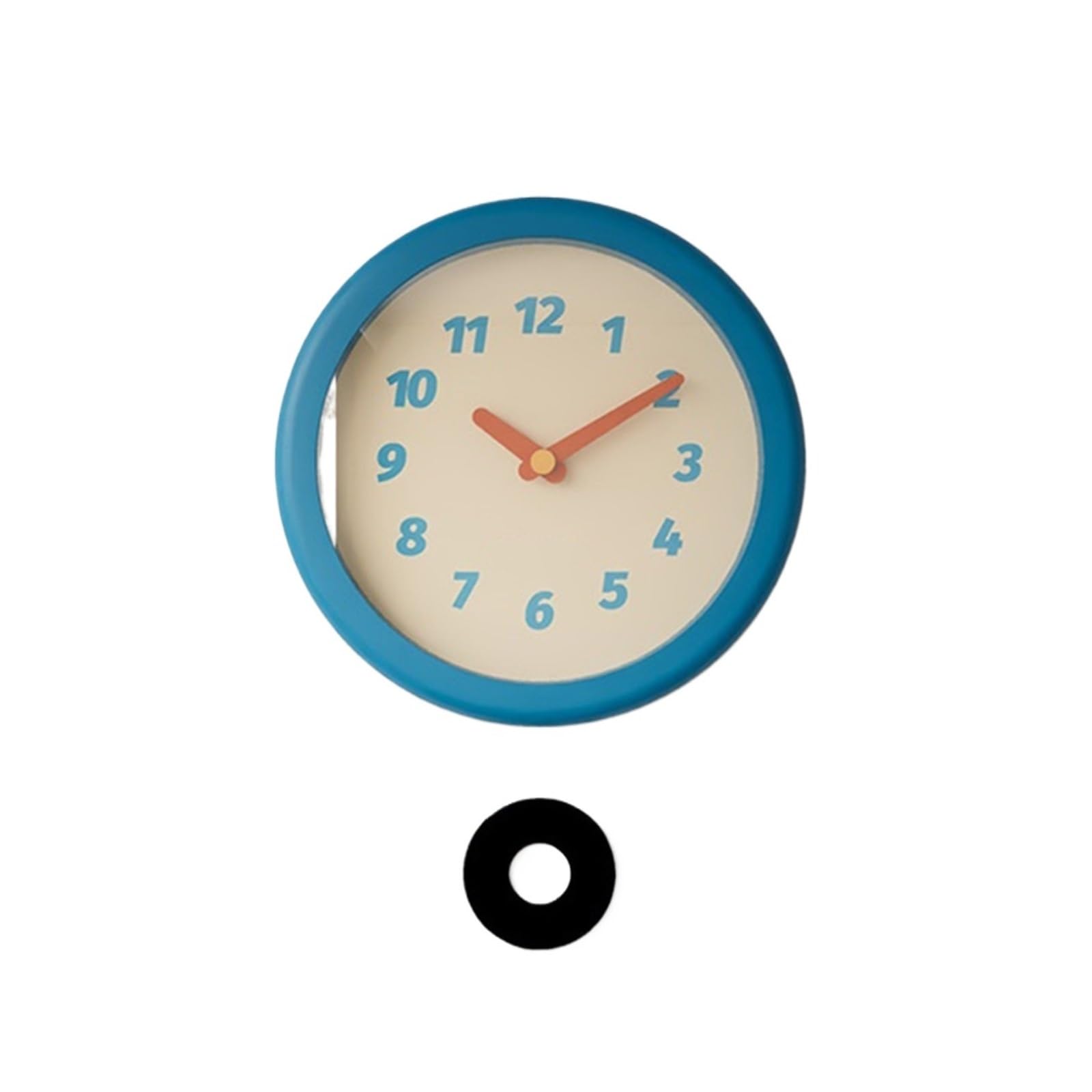 DFHS46JK Wall Decor Simple modern cute silent clock cover wall, battery powered versatile for living room decor