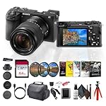 Sony Alpha a6700 Mirrorless Camera Kit with 18–135mm Zoom Lens (ILCE-6700M/B) – 26MP APS-C Sensor | AI Autofocus + 64GB Card + Filter Kit + Card Reader + Photo Software + More