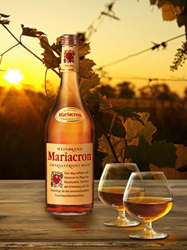 Mariacron Weinbrand mit 36% vol. Alkohol (1 x 1 l)