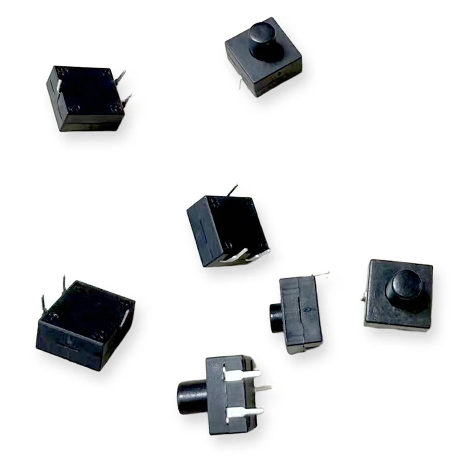 20 sztuk 1212-213BS przełącznik przyciskowy 12 x 12 DC 30 V 1 A Wysokość uchwytu 2,5/3,5/5/6/7 mm 3-pinowy przełącznik latarki LED ON-ON-OFF (K069b012-3,5 mm)