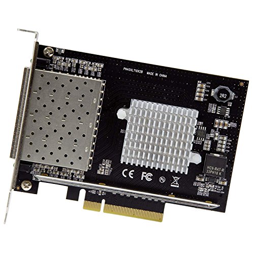 Image of StarTech.com Quad Port 10G SFP+ Network Card - Intel XL710 Open SFP+ Converged Adapter - PCIe 10 Gigabit Ethernet Server NIC - 10GbE Fiber Optic LAN Card - Dell PowerEdge HPE ProLiant (PEX10GSFP4I)