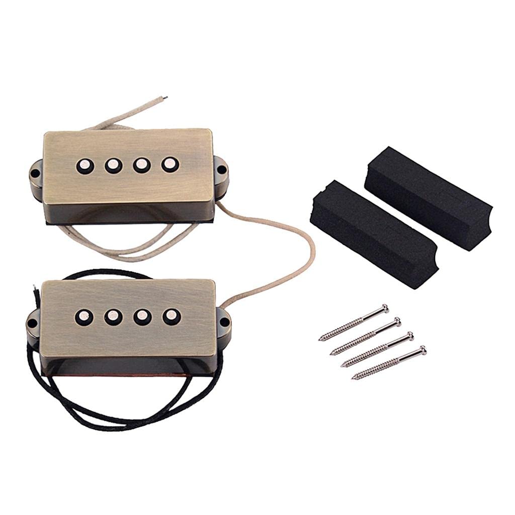 Alnico V 4-saitige P-Bass-Tonabnehmer im Vintage-Stil, Grün