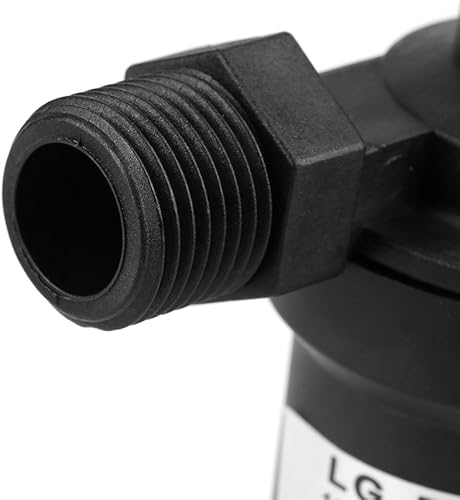 Miniatura 7 de Bomba de circulación de agua caliente, DC 24V 18W 11LMin (2.9gpm) montaje para calentador de agua solar circulación caliente