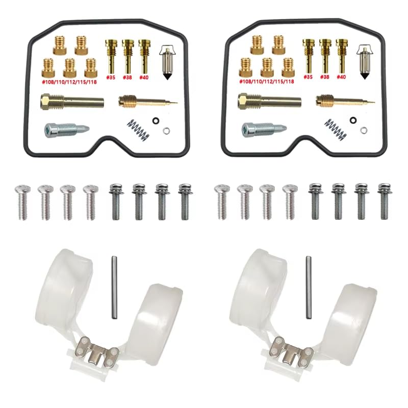 Réparer fuite carburateur KLE 500 avec ce kit complet flotteur piston 1991-2003