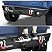 OEDRO Rear Bumper Compatible for 1987-2006 Jeep Wrangler TJ & LJ & YJ, Rock Crawler with Hitch Receiver, LED Lights & D-Rings Full Width Off Road