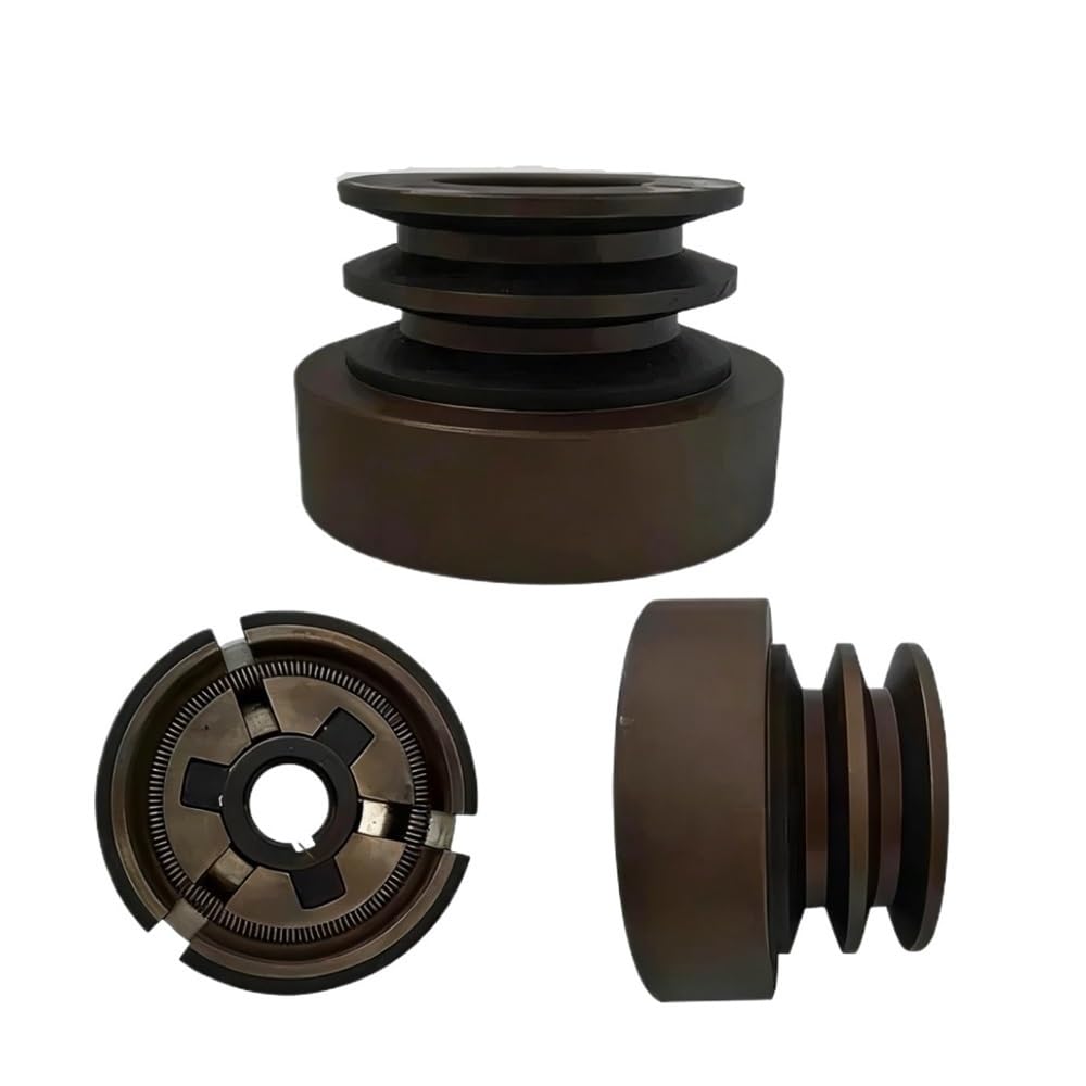 Embrague de Correa de Doble Ranura Tipo A o B Apto for Motor de Gasolina 168F 170F GX200 con Salida de Eje de 20mm Cortador de Bomba de Agua Usado(A Type)