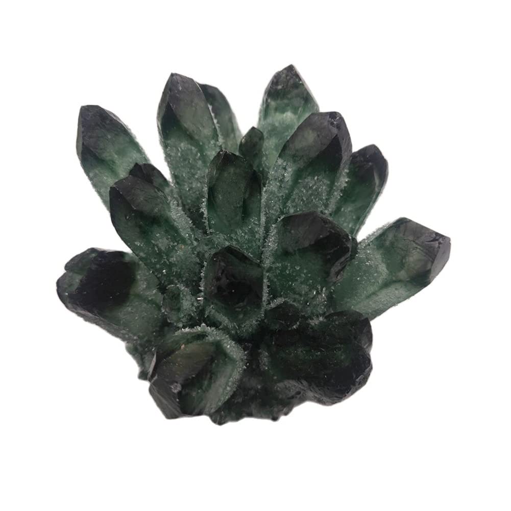 Granitori di di di di di Phantom Green Natural GRANUALE Fengshui Decorazione della casa Aquarium Sostegno Spirituale(500-600g)