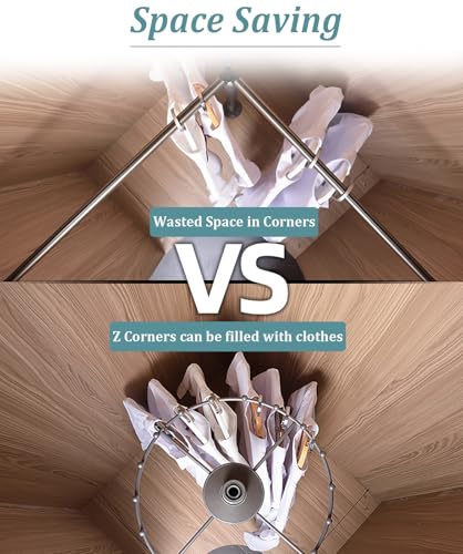 Cintre d'angle rotatif pour simplifier le rangement du vestiaire d'entrée - 7