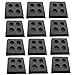 Set of 12 Heavy Duty Anti Vibration Isolation Rubber Pads 2