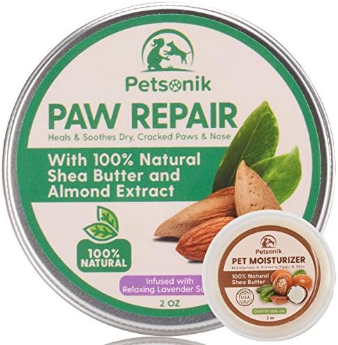 Petsonik Bálsamo para patas de perro [kit de 2 piezas] – Crema de perro ...