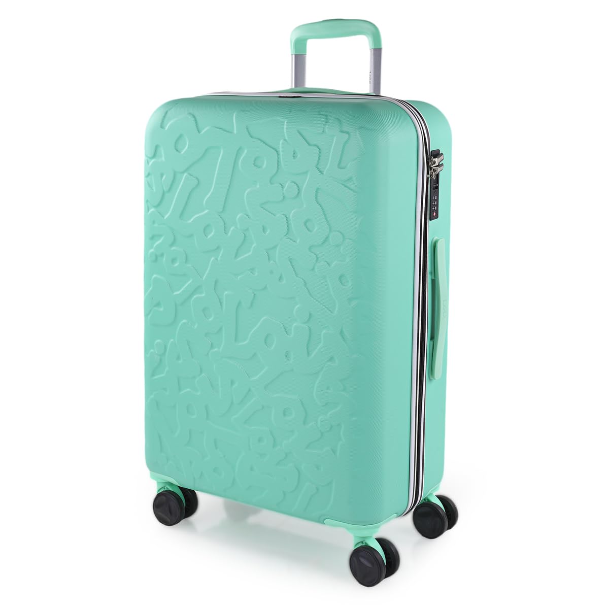 Lois - Maletas De Viaje rígidas Trolley con Candado de Combinación y 4 Doble Rueda 360° Set Maleta De Viaje Ligeras y Resistentes Extensible