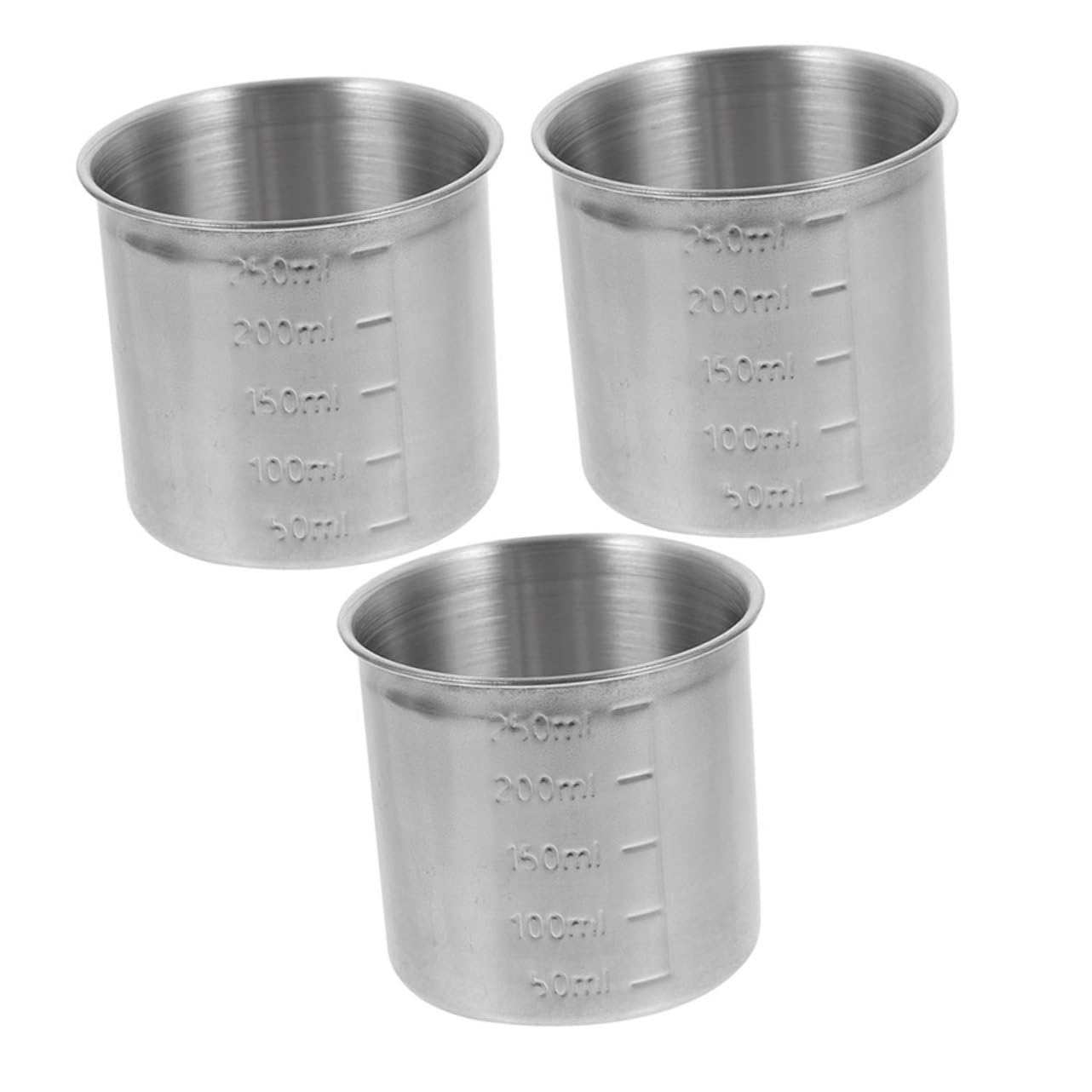 ABOOFAN 9 Pièces Tasse à mesurer verre doseur tasse à écailles de riz balance de cuisine tasses à mesurer de cuisine tasse de riz support de mesure de cuisine bac à glace Acier inoxydable