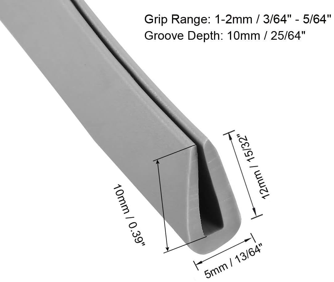 MACHSWON Edge Trim U Seal for Hatches Lockers, Panels - Image 2