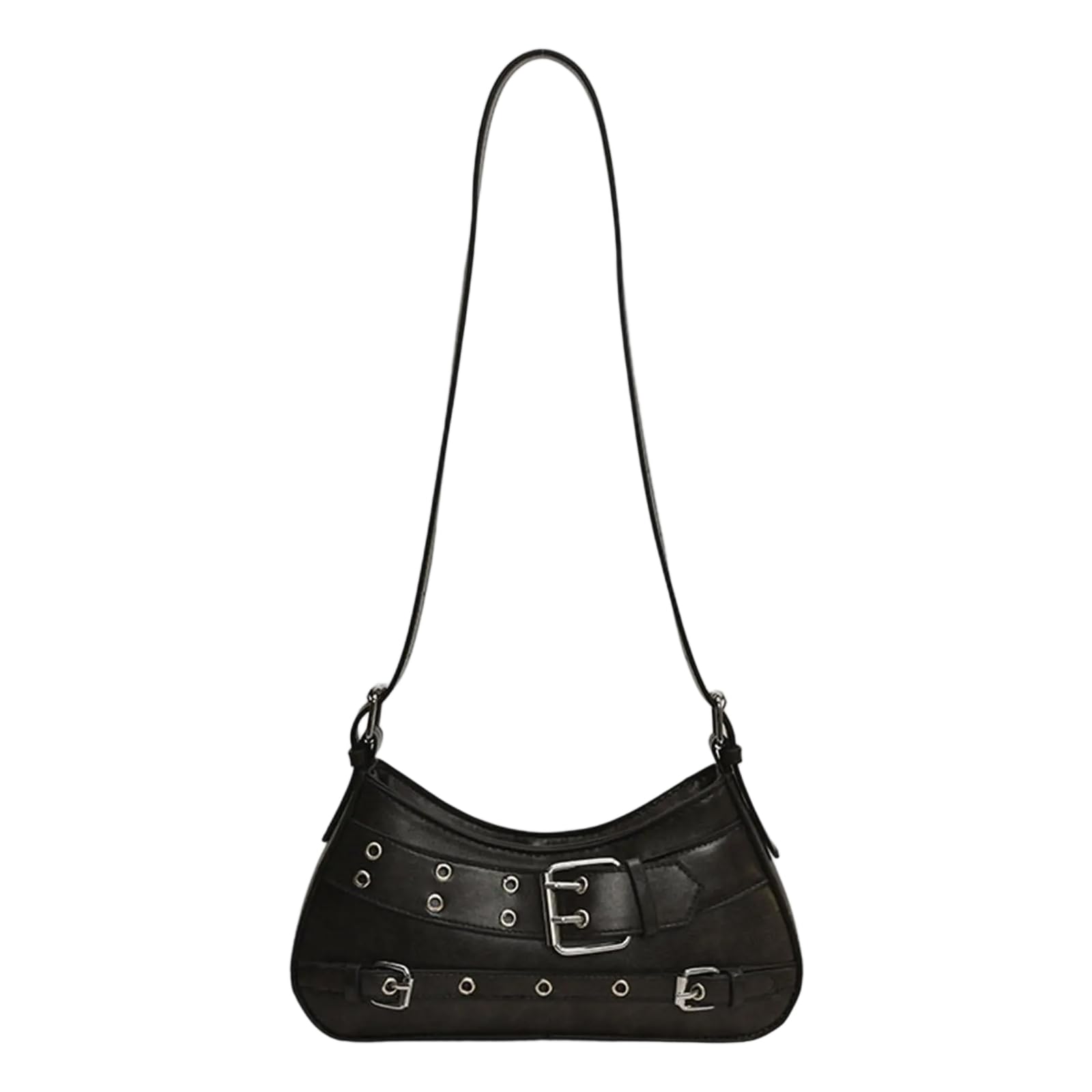 Buxuaaaa Bag Leather Handbags Evening Clutches Purse Pu Leather Slings Purse Handbag Trendy Underarm Bag for Womens Handbag