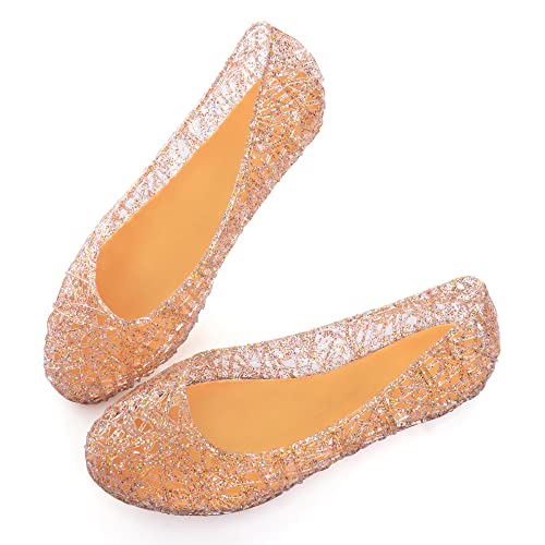 Image of Dear Time Women Flat Heel Summer Beach Jelly Shoes