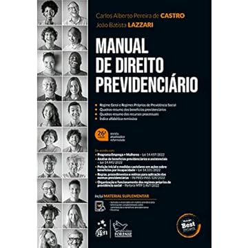 Capa do livro Manual de Direito Previdenciário