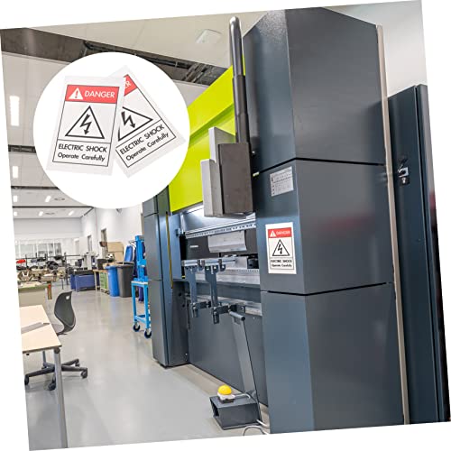 FUNOMOCYA 6 Peças De Sinais De Alerta De Máquinas Adesivos De Zona De Perigo Logotipo Adesivos De Se