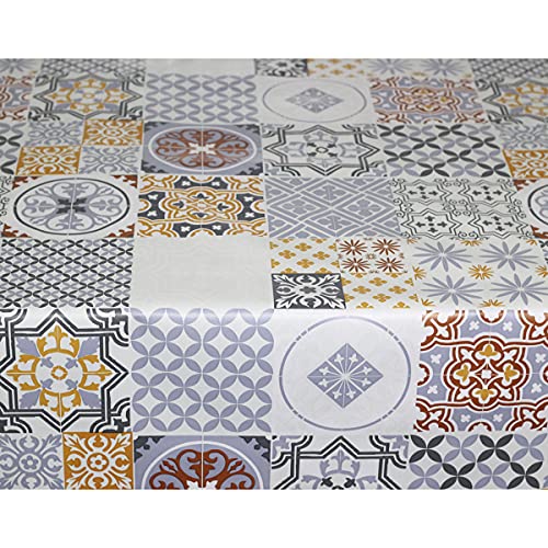 Toalha De Mesa Térmica Pvc Impermeável Lisboa 1,40x1,40