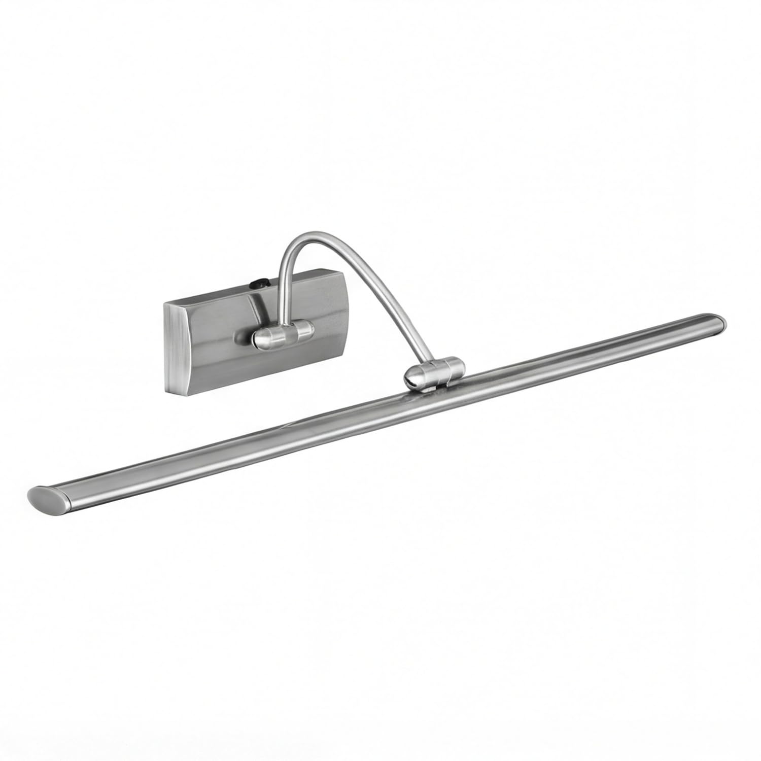Moderne LED Bilderleuchte Wandleuchte in Edelstahl Silber bis zu 3,06 Watt 230V aus Metall warmweißes Licht Schlafzimmer Wohnzimmer Esszimmer Lampe Leuchten Beleuchtung