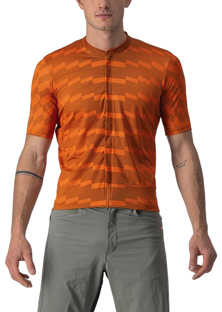 CASTELLI 4522007-613 UNLTD STERRATO JRSY Sweatshirt Men's Spice Orange/Orange Rust XXL