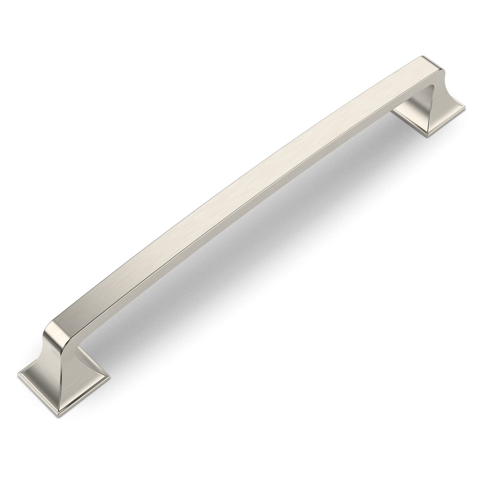 Bouton Amerdeco ZH0002BSN178-10 lot de 10 poignées de meuble en nickel brossé pour placard de cuisine
