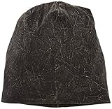 Disponible en varios colores MSTRDS Gorro de Punto Lavado a la Piedra, Unisex Adulto, Boina, 10485, Negro, Talla única