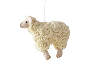Cozy Lamb Christmas Tree Ornament for Seasonal Cheer