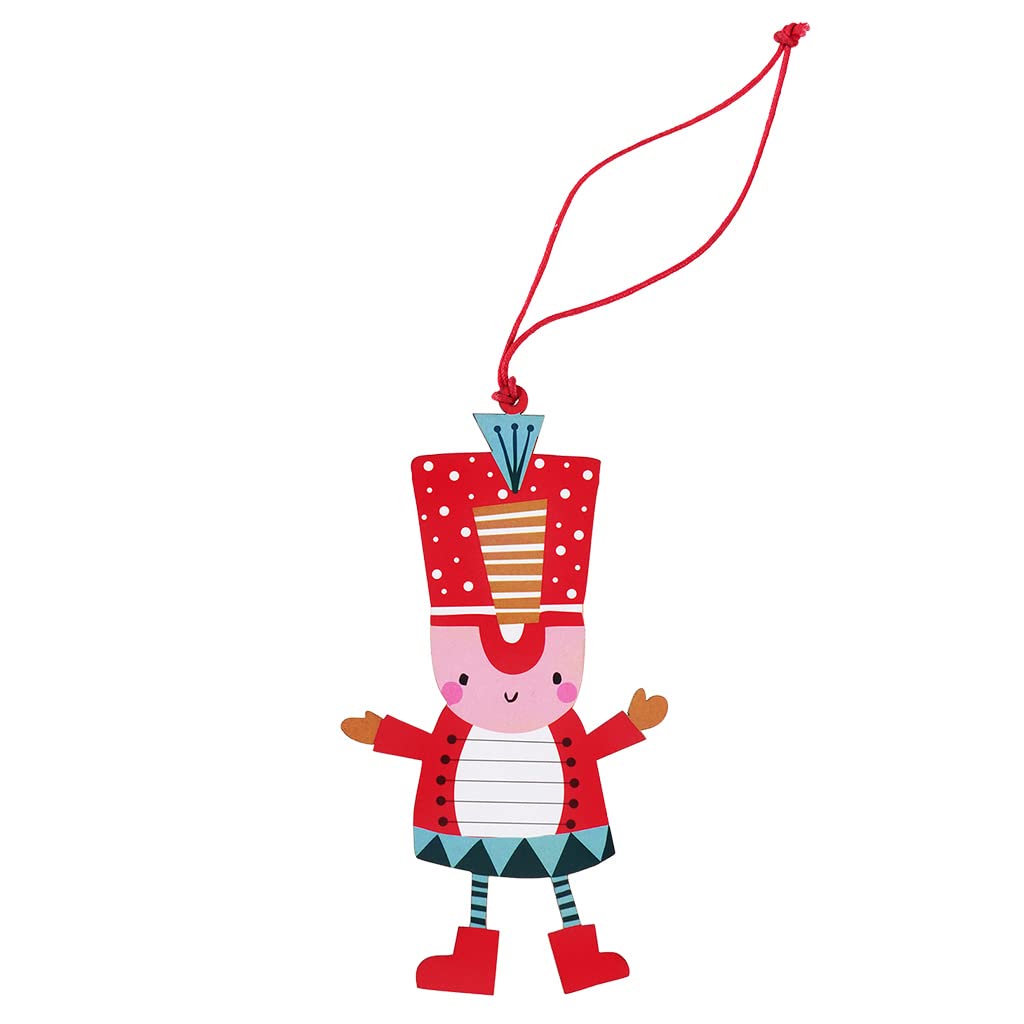 Rex London Rouge Christmas Decoration Wooden Soldier