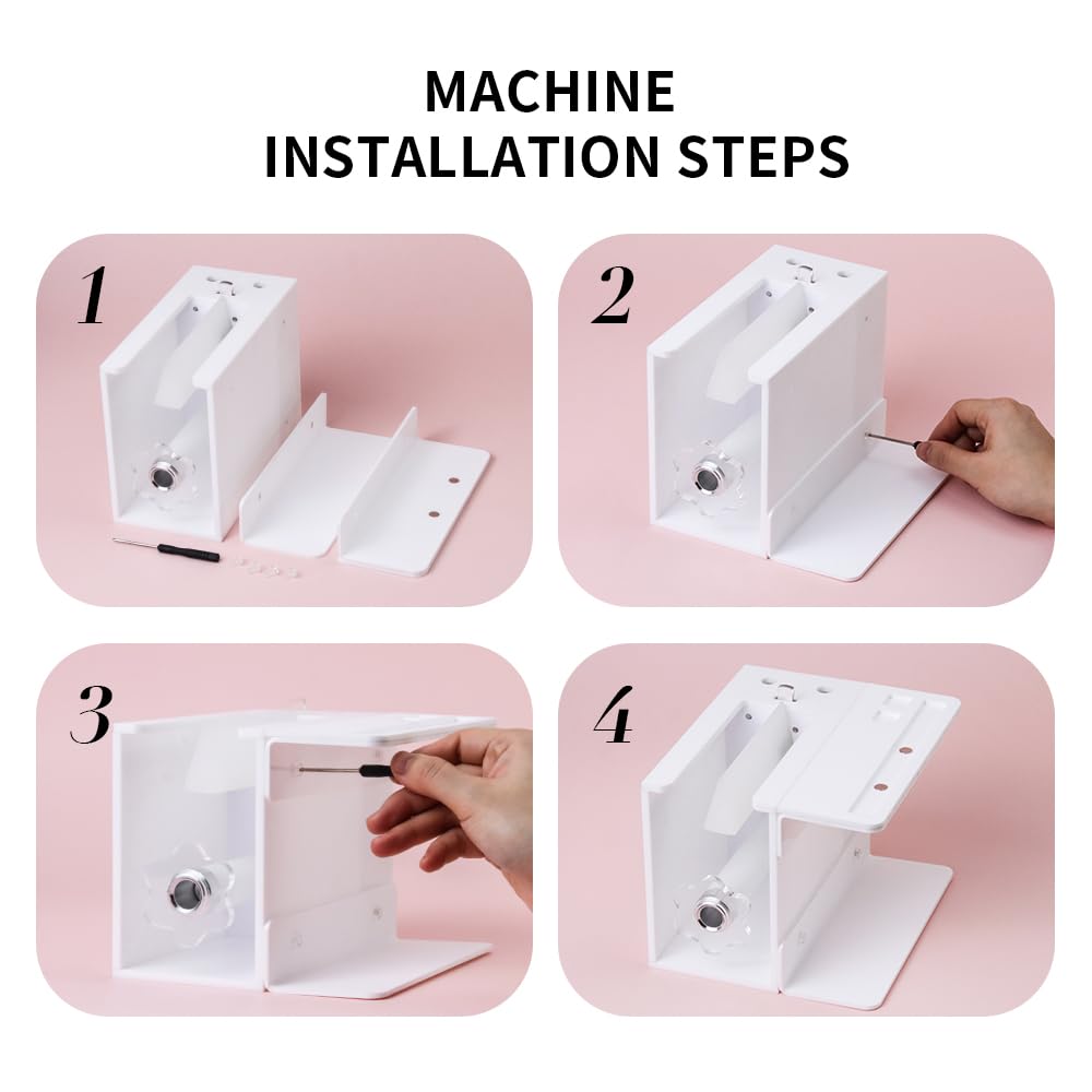 ANNAFRIS Lash Fan Maker Machine Eyelash Extension Machine Eyelash Flowering Machine (White) - Image 4