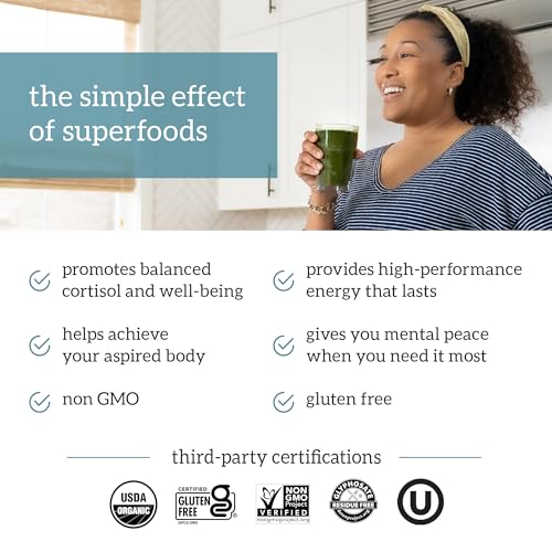 Best Greens Powders for Women Over 50: Your Complete Guide to Energy, Bone Health, and Vitality 14 Organifi Green Juice - Powder Supplement with Organic Spirulina, Ashwagandha, and Chlorella - Helps Achieve Fitness Goals and Reduce Cortisol Levels, 30-Day Supply