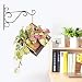 JNCH 2pcs Soporte Colgante Plantas de Pared Gancho Colgador de Hierro para...