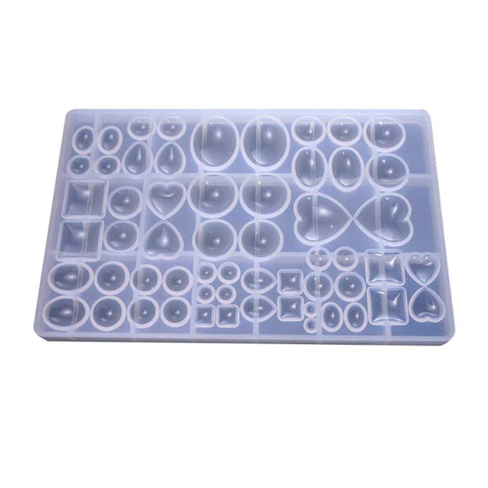 VOANZO DIY Crystal Epoxy Glue Mold, for Combination of Various Shapes Patch Decoration Silicone Molds
