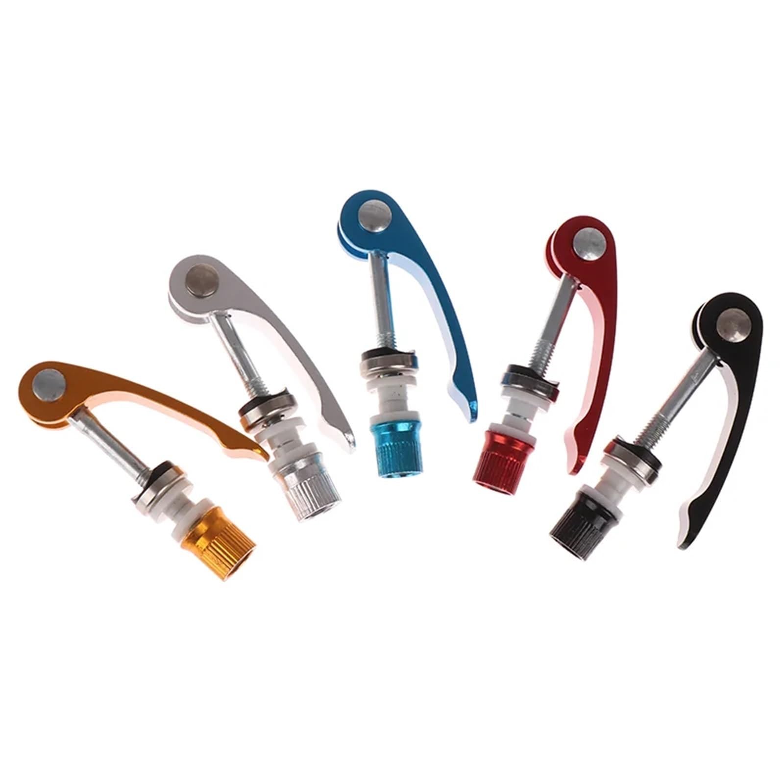 Vite a sgancio rapido per morsetto sedile 5 Bulloni For Spiedini Del Morsetto Reggisella Della Bici A Sgancio Rapido - Strumento Essenziale For L'installazione(5pcs Yellow)