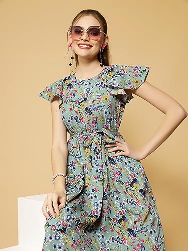 Image of OOMPH! Women's Fit and Flare Knee Length Dress