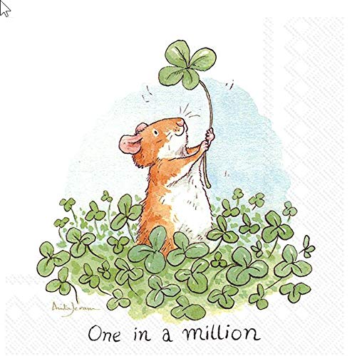 Lot De 20 Serviettes En Forme De Cœur Porte-bonheur - Motif Trèfle - Bonheur - Nouvel An - Amour - Mariage - Décoration De Table - Decoupage