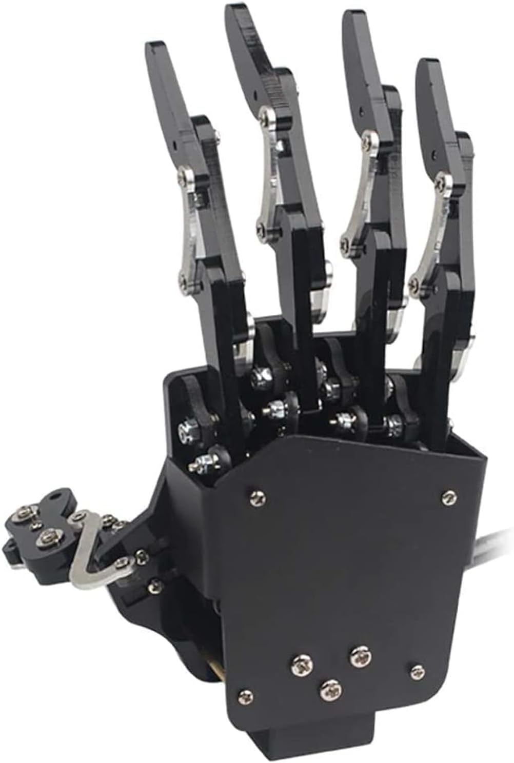 HIWONDER Robot Hand Five Fingers Solely Movement Bionic Robot Mechanical Arm Hand DIY Robot（Right Hand）