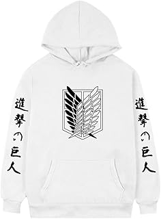 Anime hoodie white Clearance