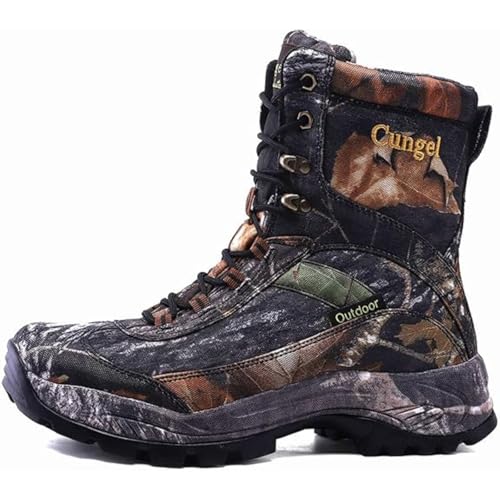 Men's Hunting Boot 8-INCH Camouflage Timber Waterproof Hunter Shoes Forest Boots Jungle Anti-Slip Lightweight Breathable Durable Fishing Hiking Working Field Hunting3