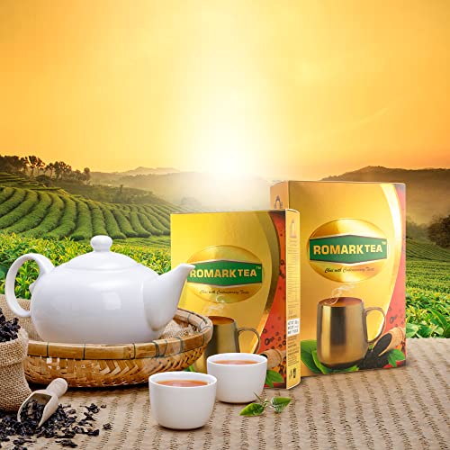 Image of Romark Express tea leaves chai patti|Chaypatti Chaipatti chai patti|black tea fresh leaves|Darjeeling loose rich Aromatic Long Leaves|Rich & Aromatic Chai|Chai kadak dust tea|Grocery item|Taja longer leaves 250G