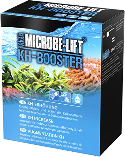 MICROBE-LIFT KH-Booster - 1000 g - Erhöht gezielt die Karbonathärte in Aquarien, stabilisiert pH-Werte, für EIN gesundes Lebensumfeld in Meer- und Süßwasseraquarien.