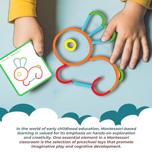 puzgic Stem Kids Toys for Creative Learning Building Educational Resources Toys for Preschool and Kindergarten Boys and Girls - Image 3