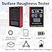 HuanEssentric Roughness Tester,High Accuracy Portable Gauge,0.01μm Precision,4 Testing Parameters,LED Display,Measuring Range Ra/Rq 0.05~15.0μm Rz/Rt 0.1~50.0μm for Industrial Quality Control