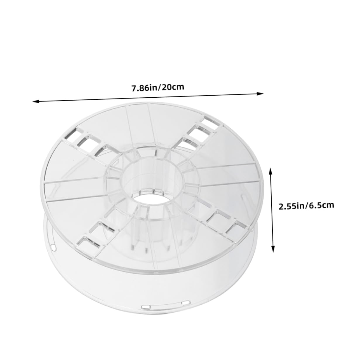 KONTONTY Wire Winding Reel Cable Drum Cord Organizer Plastic Extension Cord Reel Gauge