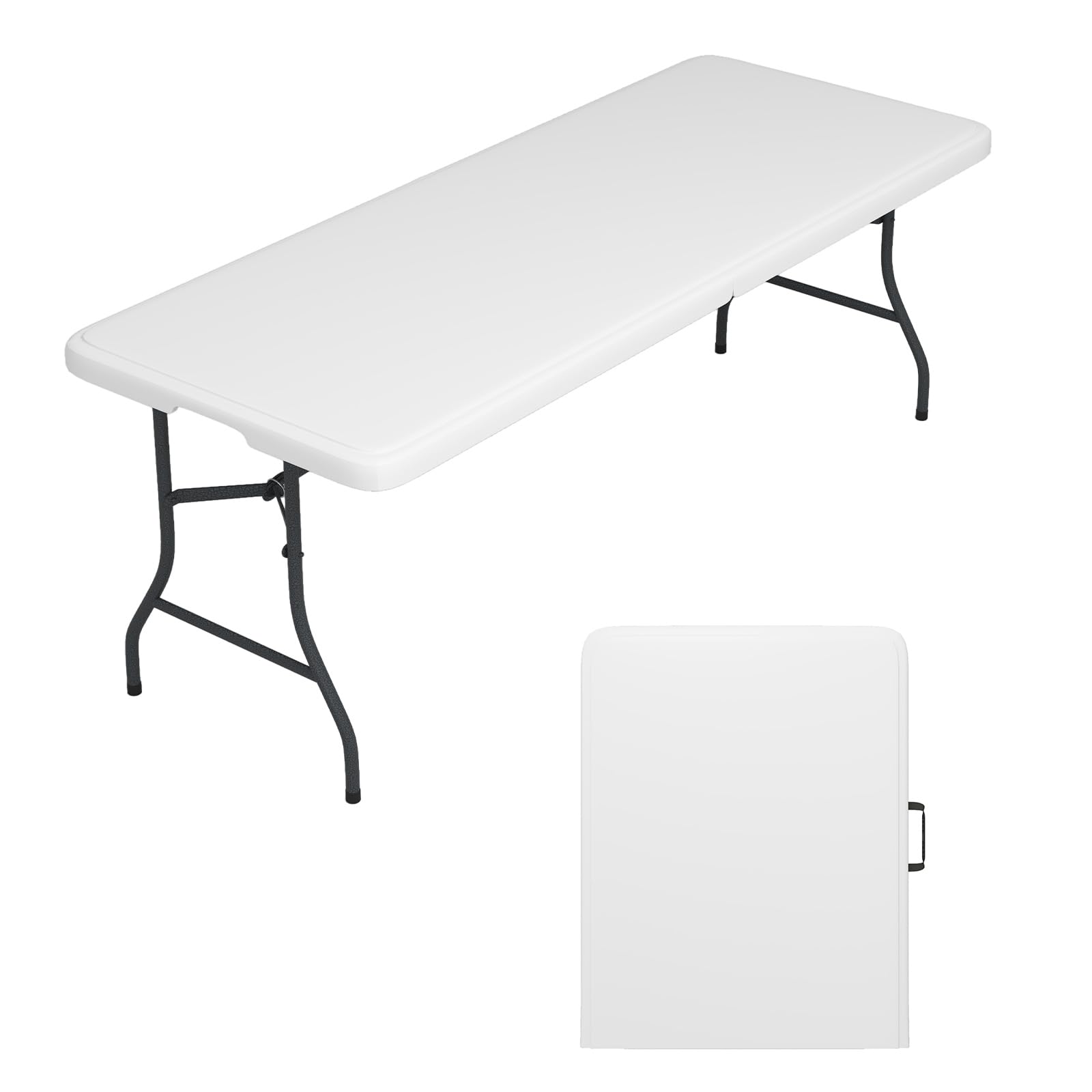 Table de pique-nique pliante de 1,83 m pour repas conviviaux en plein air