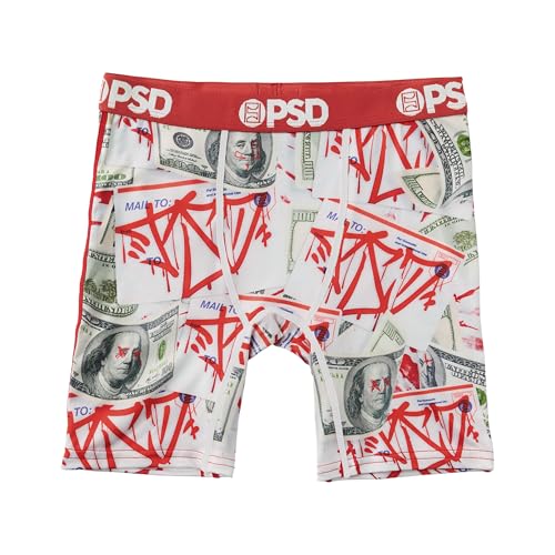Image of PSD Underwear Boys Youth Money Postage Boxer Brief, Multi, L