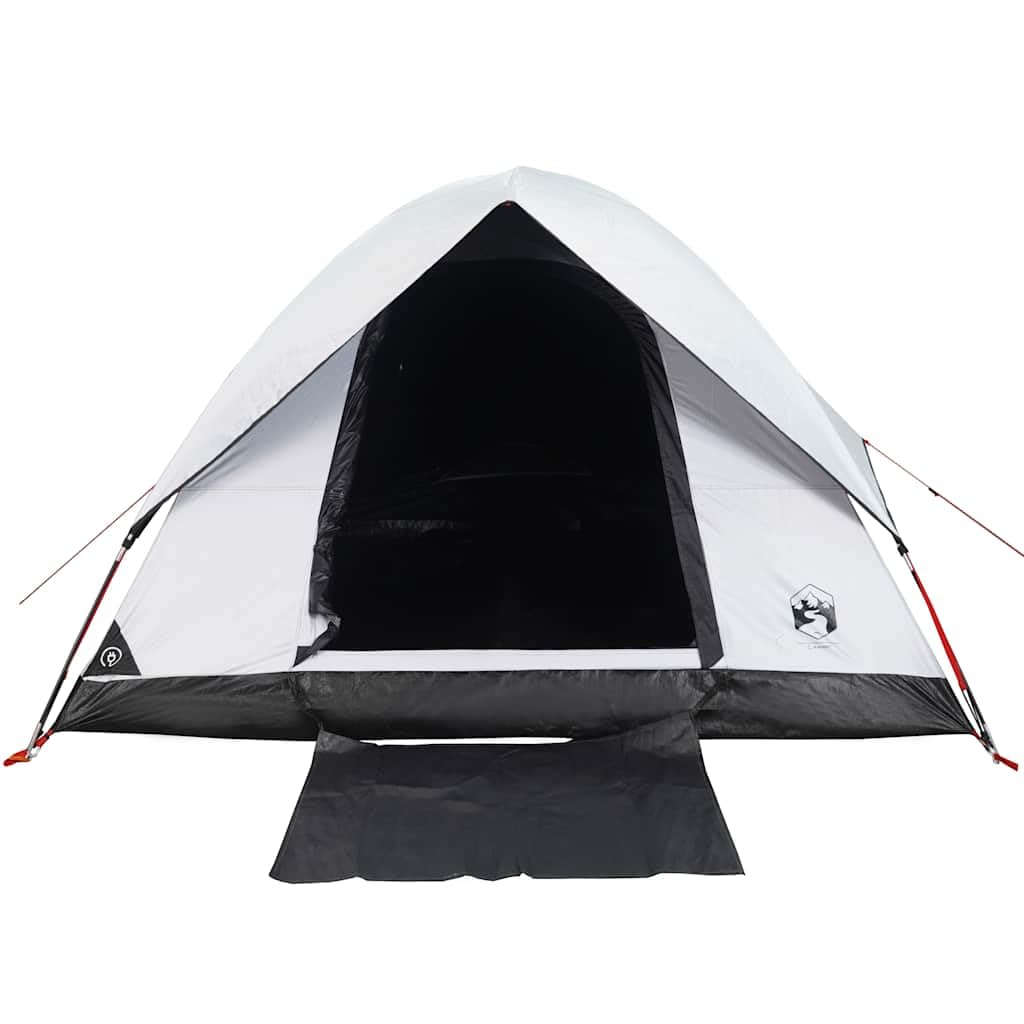 Kuppel-Campingzelt Personen Grün Wasserdicht mit E-Anschluss, Polyester PU-Beschichtung, 215x150x, leichtes Trekkingzelt für Outdoor Wandern, Camping, Festival