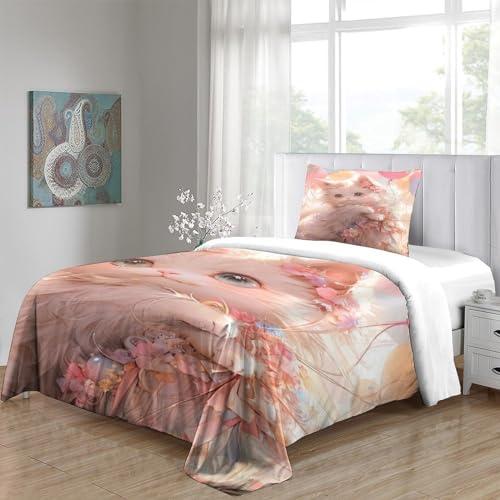 Housse de couette Fine Drawing ensemble de lit 3 pièces en polyester écoresponsable haut de gamme