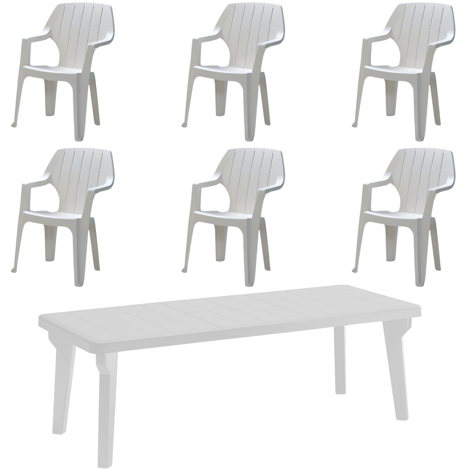 Tomaino Table De Jardin En Plastique Rectangulaire 101 X 68 X 72 Cm